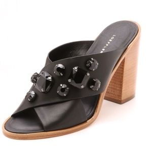 Loeffler Randall Etta Jewel Embellished Mule